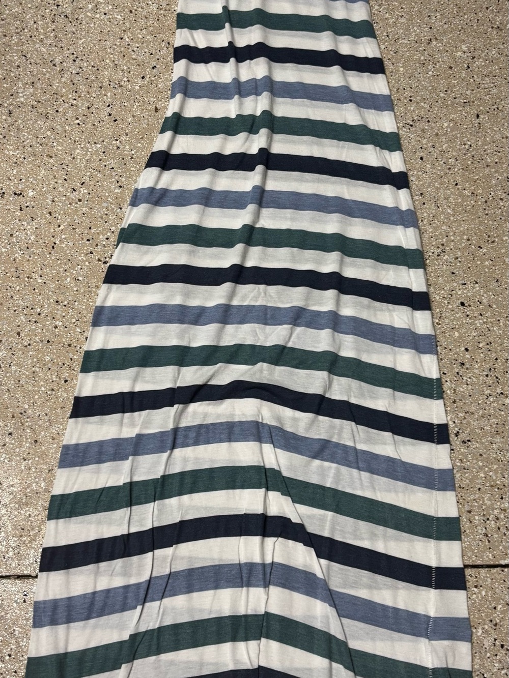 True Religion White and Navy Striped Tank